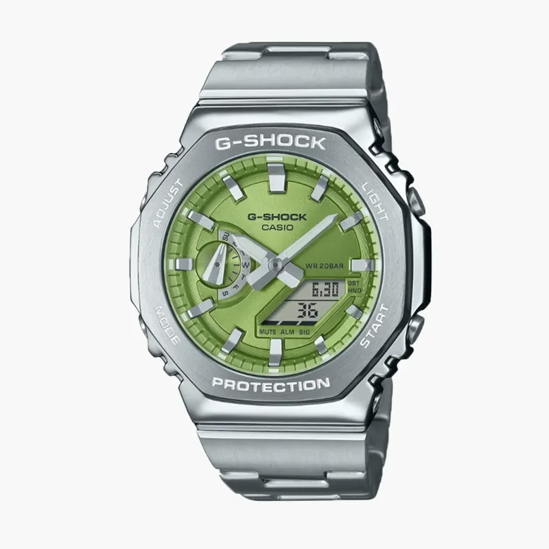 Casio G-Shock G-STEEL Green Dial Japan Men's Watch- GM-2110D-3A